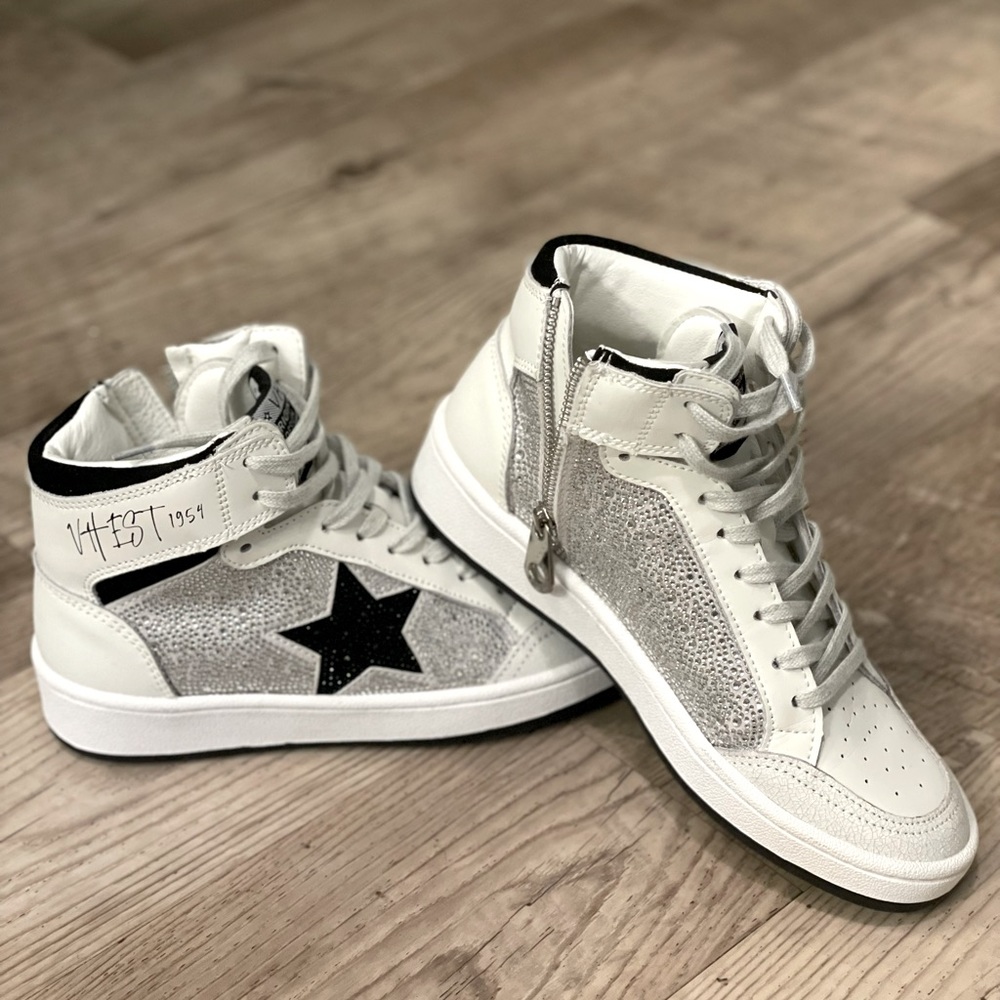 Vintage Havana Dream rhinestone high top sneaker size 7